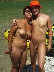 A public beach cant keep these teen nudists down